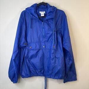 Izod Anorak Men’s 1/4 Zip Pullover Windbreaker Size M